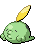 Sprite Animado Gulpin Blanco Negro