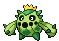 Sprite Animado Cacnea Blanco Negro