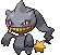 Sprite Animado Banette Blanco Negro