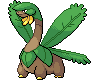 Sprite Animado Tropius Blanco Negro