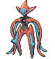 Sprite Animado Deoxys Blanco Negro