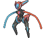 Sprite Animado Deoxys Blanco Negro