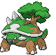 Sprite Animado Torterra Blanco Negro