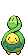 Sprite Animado Budew Blanco Negro