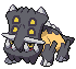 Sprite Animado Bastiodon Blanco Negro