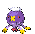 Sprite Animado Drifblim Blanco Negro