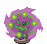 Sprite Animado Spiritomb Blanco Negro