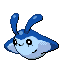 Sprite Animado Mantyke Blanco Negro