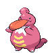 Sprite Animado Lickilicky Blanco Negro