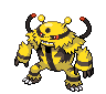 Sprite Animado Electivire Blanco Negro