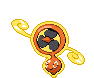 Sprite Animado Rotom Blanco Negro