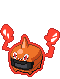 Sprite Animado Rotom Blanco Negro