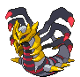 Sprite Animado Giratina Blanco Negro