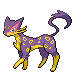 Sprite Animado Liepard Blanco Negro