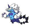 Sprite Animado Thundurus Blanco Negro