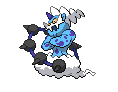 Sprite Animado Thundurus Blanco Negro