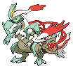 Sprite Animado Kyurem Blanco Negro