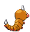Sprite Animado Weedle Blanco Negro