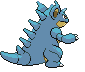 Sprite Animado Nidoqueen Blanco Negro