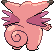 Sprite Animado Clefable Blanco Negro