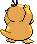 Sprite Animado Psyduck Blanco Negro
