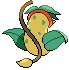 Sprite Animado Victreebel Blanco Negro