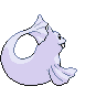 Sprite Animado Dewgong Blanco Negro