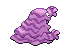 Sprite Animado Grimer Blanco Negro