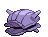 Sprite Animado Shellder Blanco Negro