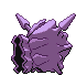 Sprite Animado Cloyster Blanco Negro
