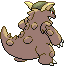 Sprite Animado Kangaskhan Blanco Negro