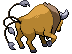 Sprite Animado Tauros Blanco Negro