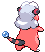 Sprite Animado Flaaffy Blanco Negro