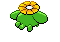 Sprite Animado Skiploom Blanco Negro