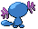 Sprite Animado Wooper Blanco Negro