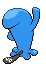 Sprite Animado Wobbuffet Blanco Negro