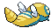 Sprite Animado Dunsparce Blanco Negro