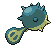 Sprite Animado Qwilfish Blanco Negro