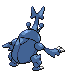 Sprite Animado Heracross Blanco Negro