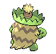 Sprite Animado Ludicolo Blanco Negro