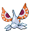 Sprite Animado Masquerain Blanco Negro