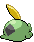 Sprite Animado Gulpin Blanco Negro