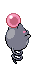 Sprite Animado Spoink Blanco Negro
