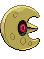 Sprite Animado Lunatone Blanco Negro