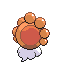 Sprite Animado Castform Blanco Negro