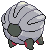 Sprite Animado Shelgon Blanco Negro