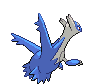 Sprite Animado Latios Blanco Negro