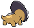 Sprite Animado Shieldon Blanco Negro