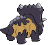 Sprite Animado Bastiodon Blanco Negro