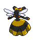 Sprite Animado Vespiquen Blanco Negro